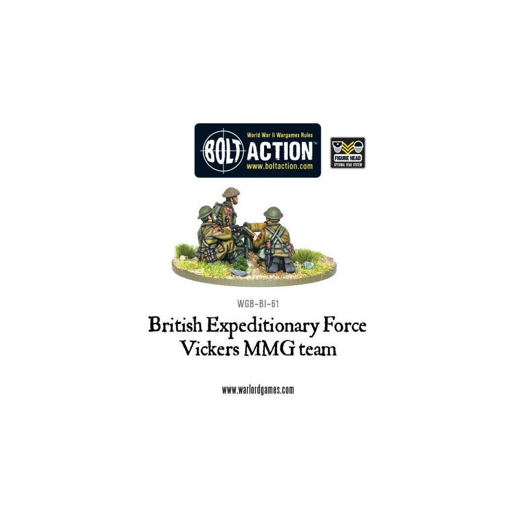 Bolt Action - BEF Vickers MMG Team (1939-40)