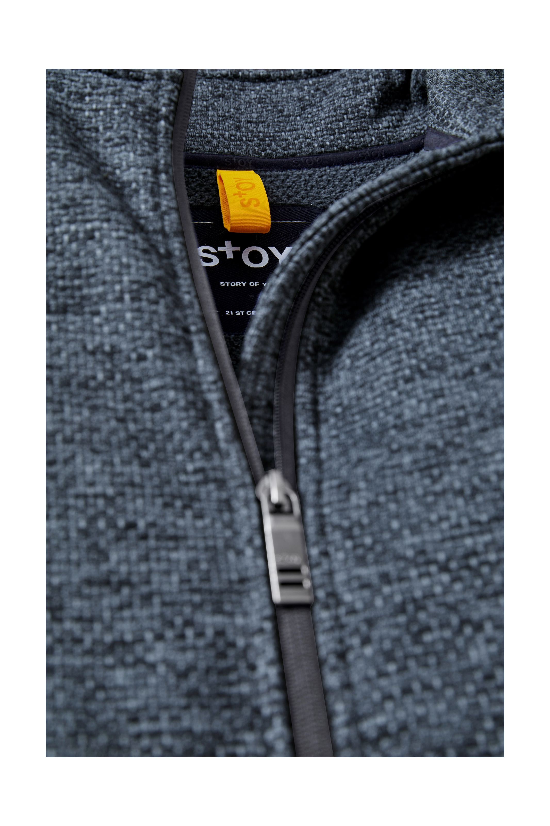 STOY Fleecejacke »STS 6 MN KNTFLC JCKT« Leichte Strickfleecejacke mit 4-Wege-Stretch und 2-Wege-Reissverschluss