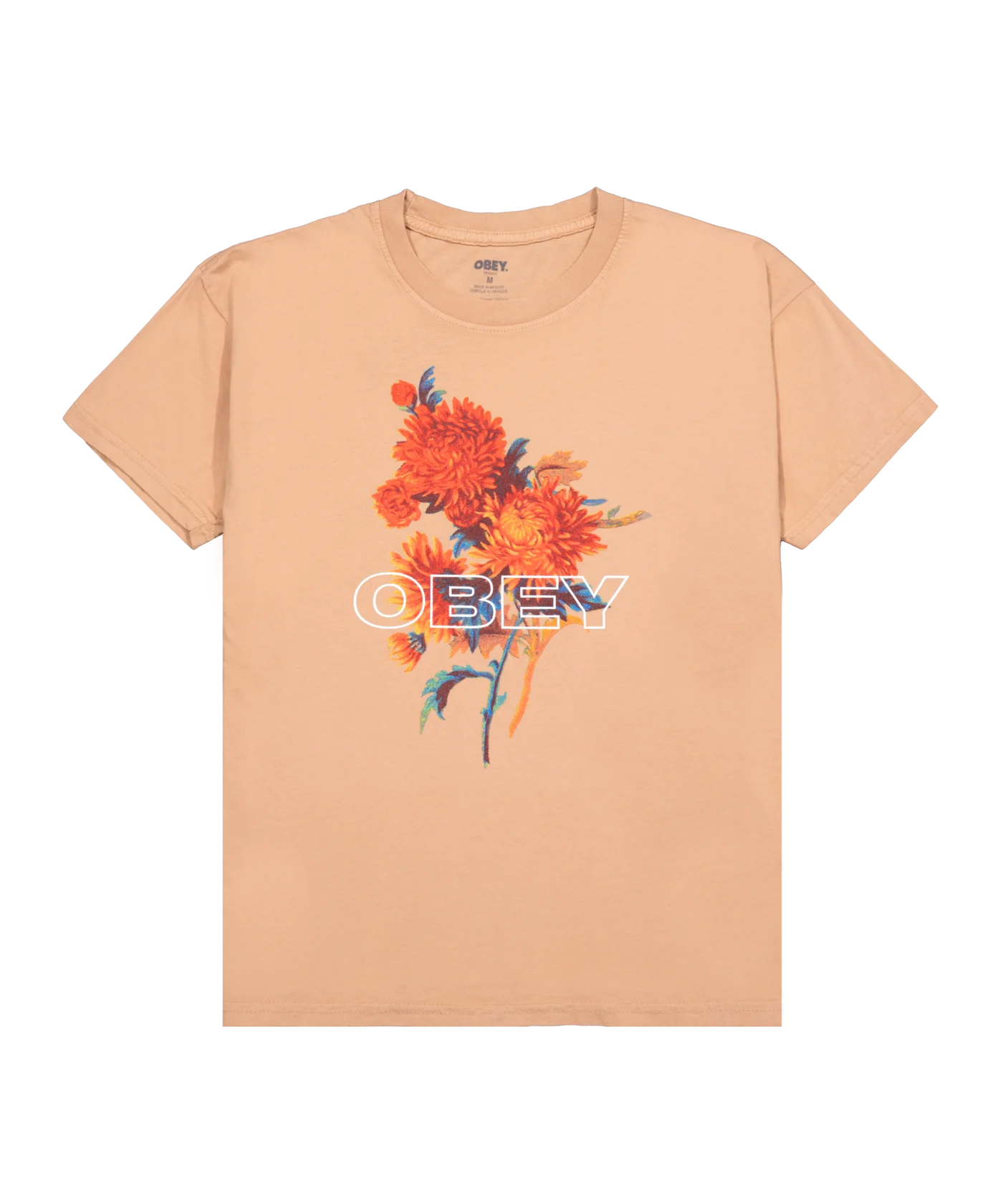 Obey Bouquet T-Shirt Damen Braun