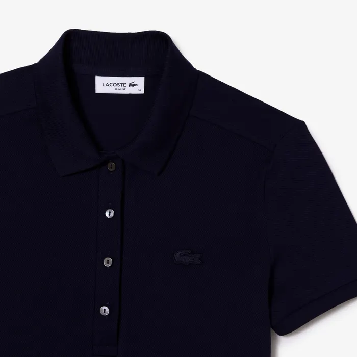 Lacoste Piqué Stretch Polo Dames