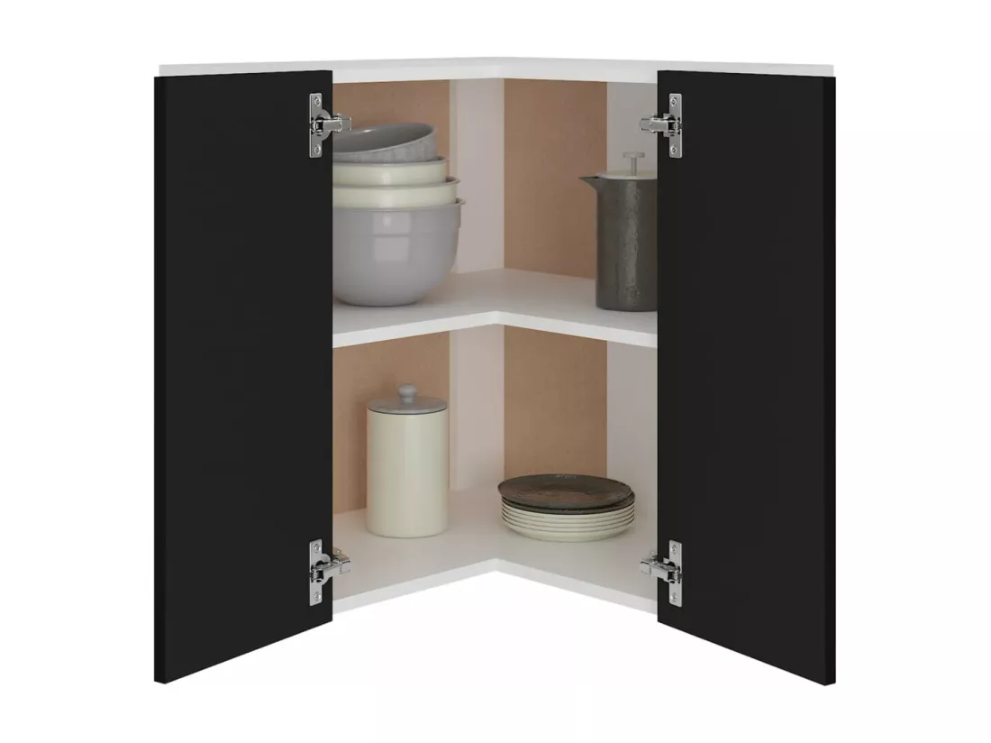 Armoire d'angle suspendue 