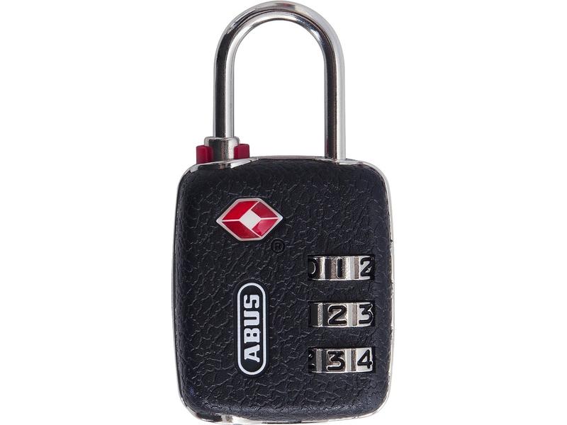 Abus Vorhängeschloss 146TSA/30 B Schwarz Kunststoff Vorhangschloss mit einstellbarem Zahlencode