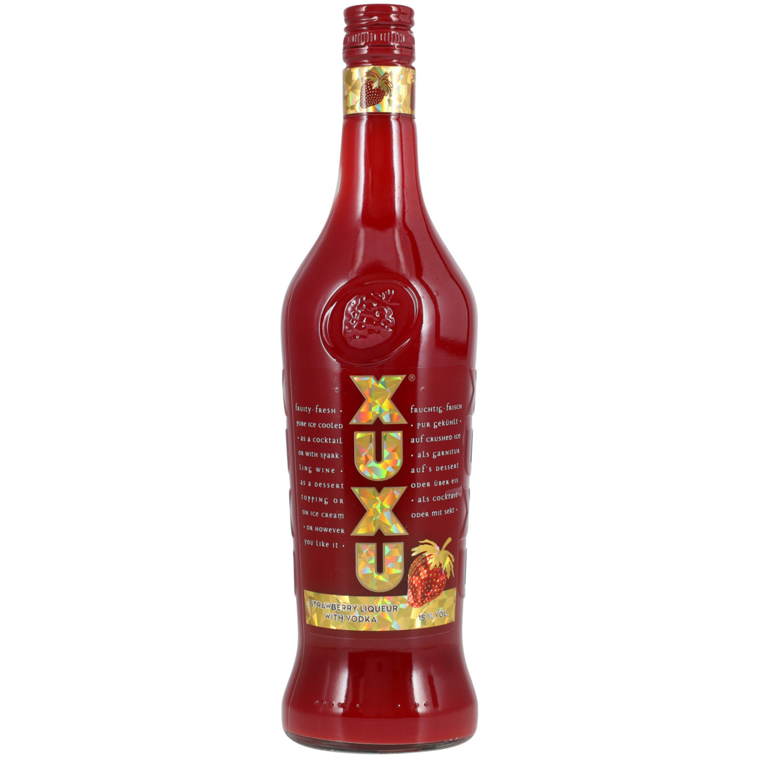 Xuxu Erdbeer Liqueur mit Vodka -70cl