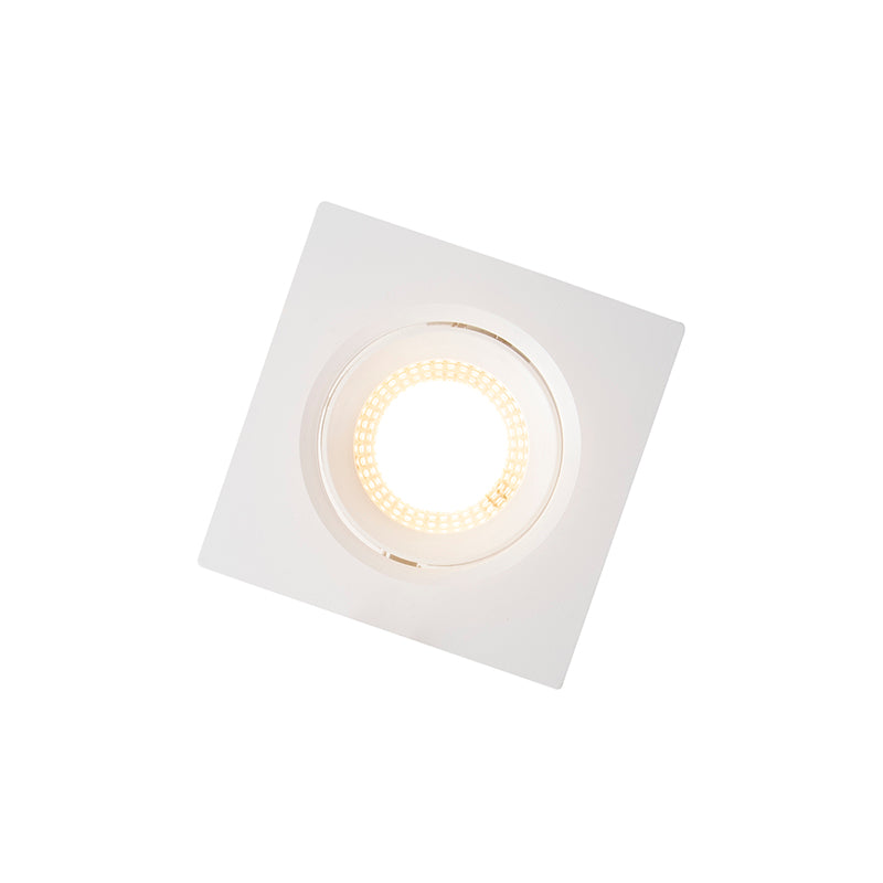 QAZQA Set van 3 inbouwspots wit incl. LED 3-staps dimbaar - Miu