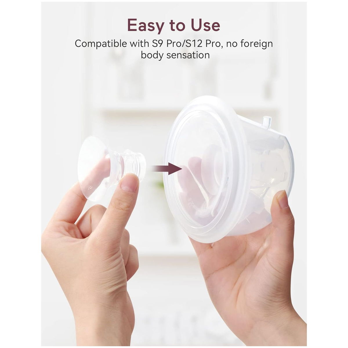 MomcozyMomcozy   Brusthaubeneinsatz für S9 Pro und S12 Pro Milchpumpe 19mm