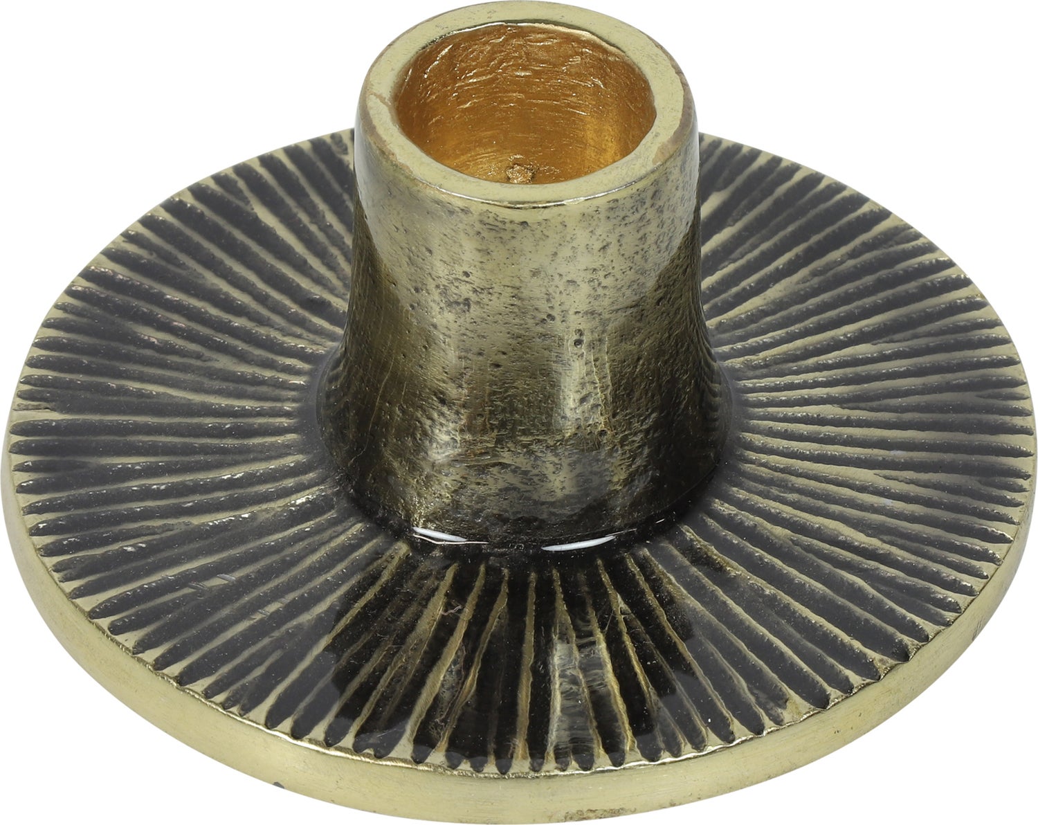 Countryfield kandelaar Aliza goud 9,5 x 9,5 x 4 cm