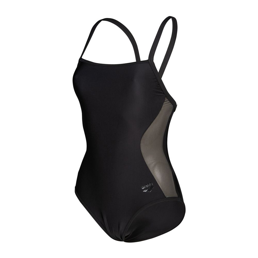 Arena MESH PANELS CLOSE - Maillot de bain 1 pièce Femme black