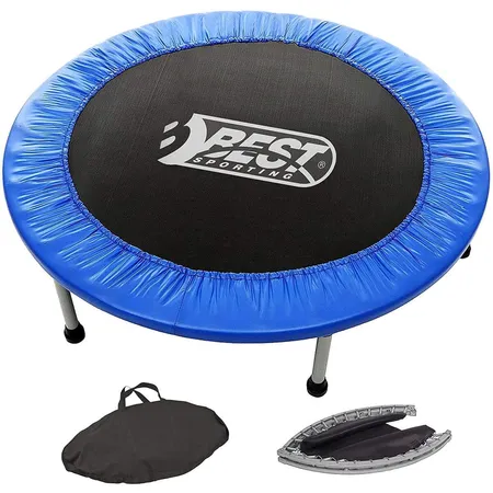 BEST Sporting Fitness und Sport Trampolin, faltbar, Durchmesser ca. 96 cm