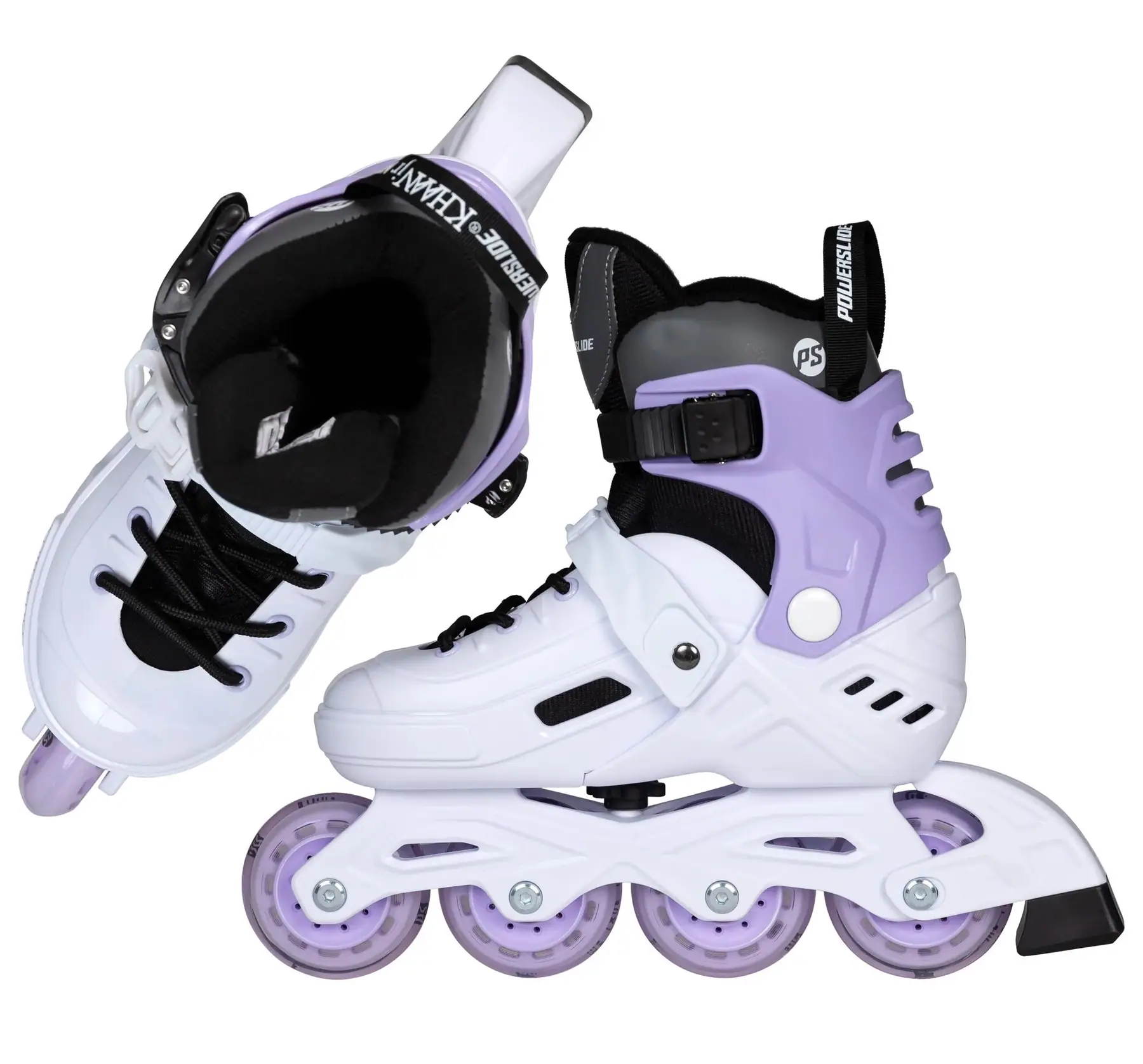 Powerslide Khaan junior NXT Hvid Inliners Børn | SkatePro