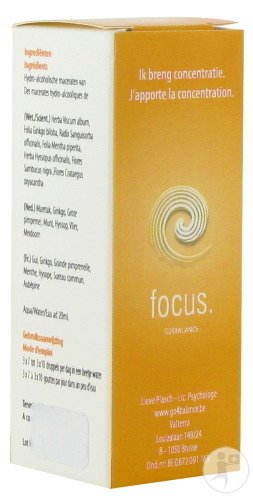Focus Gouttes Flacon 20ml