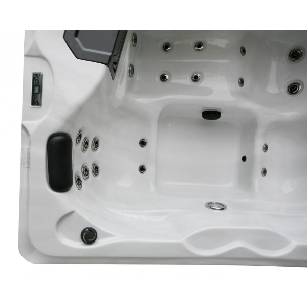 Badstuber Fiji outdoor whirlpool 2 persoons sterling silver