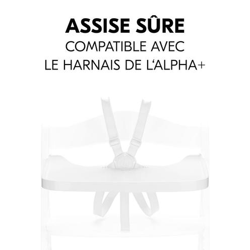 Tablette pour chaise haute Alpha+ - Blanc - HAUCK