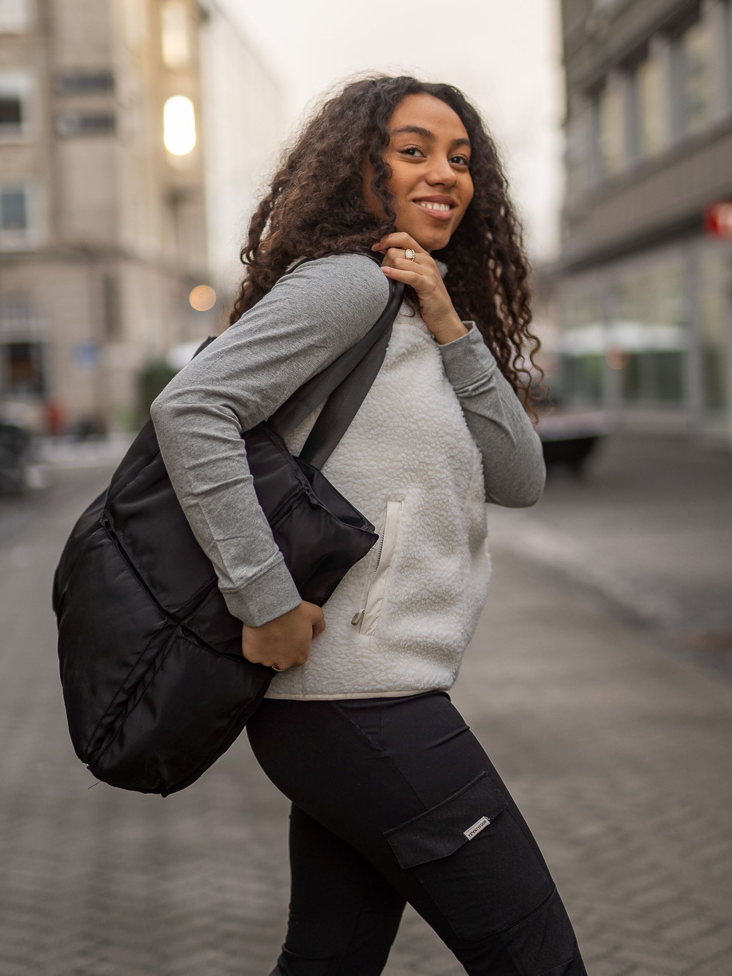 Square Puffy Tote