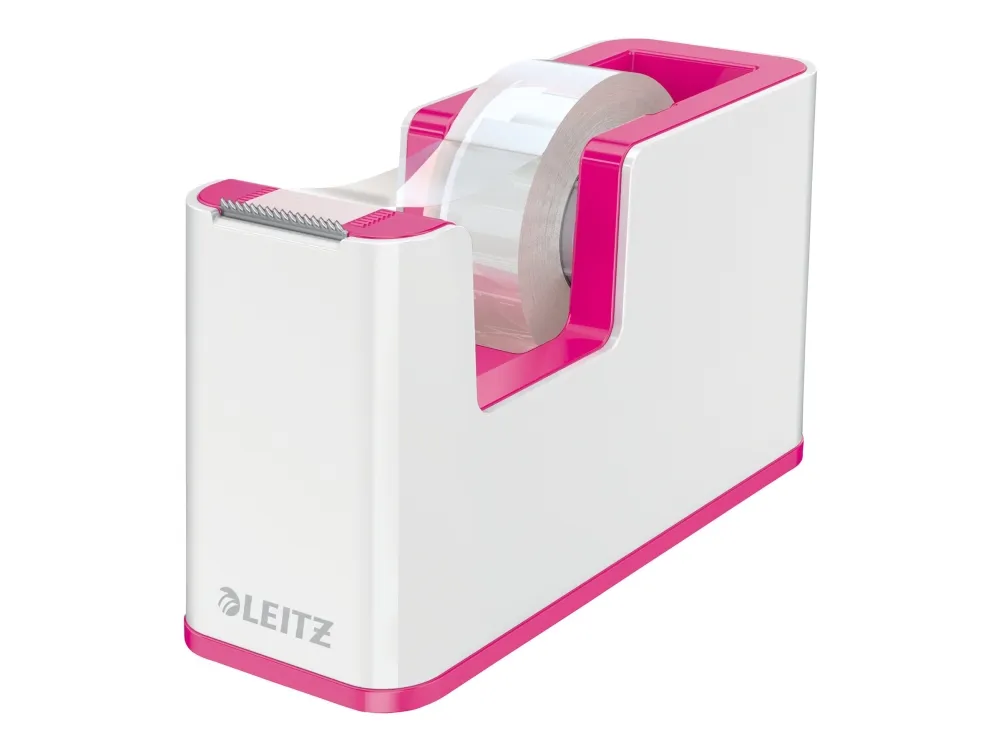 Tapedispenser Leitz WOW pink inkl. 1 rulle tape