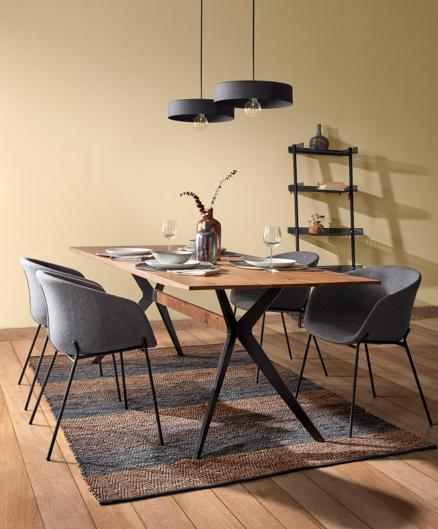 Kave Home Amethyst eettafel 160x90 eikenfineer naturel
