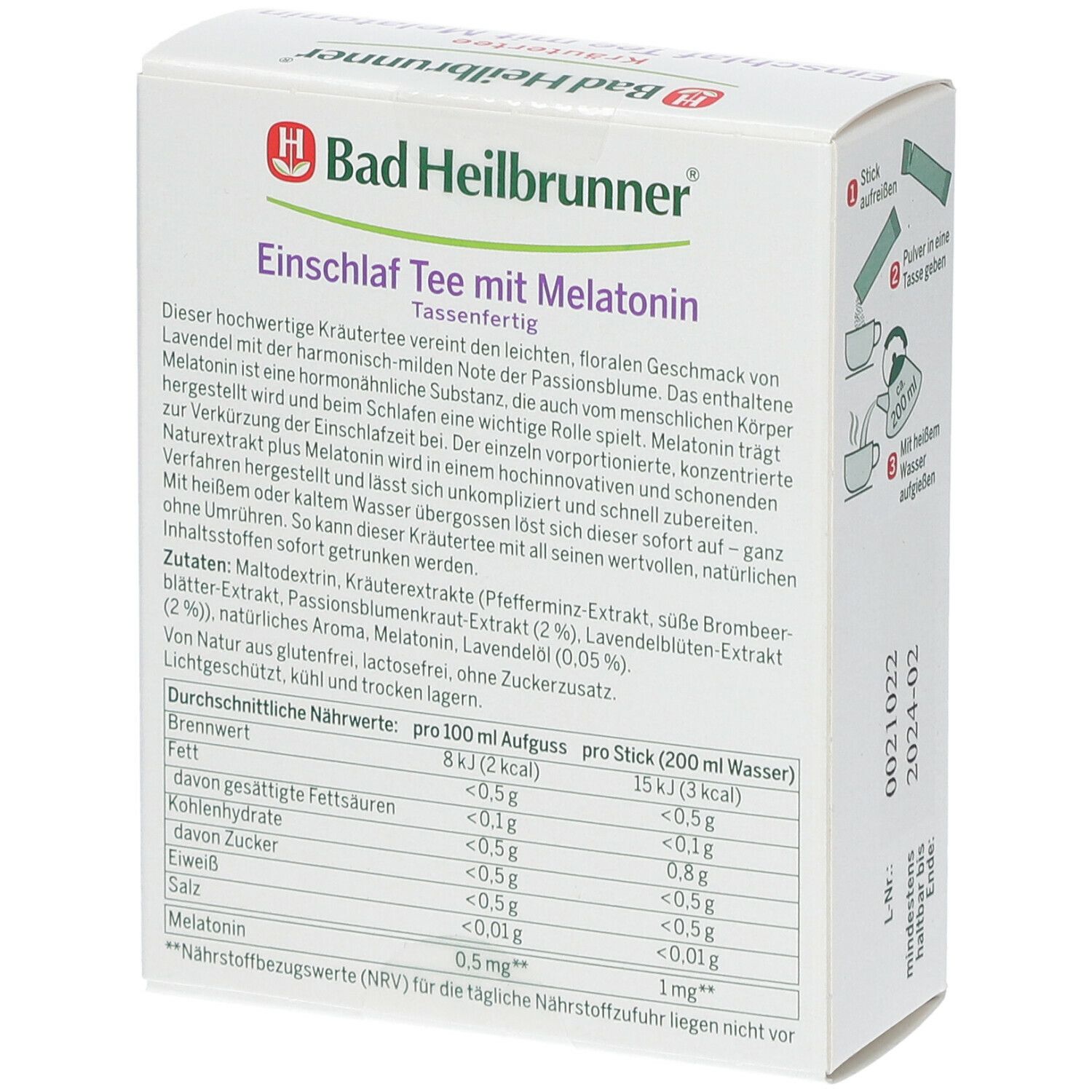 Bad Heilbrunner® Einschlaf Tee