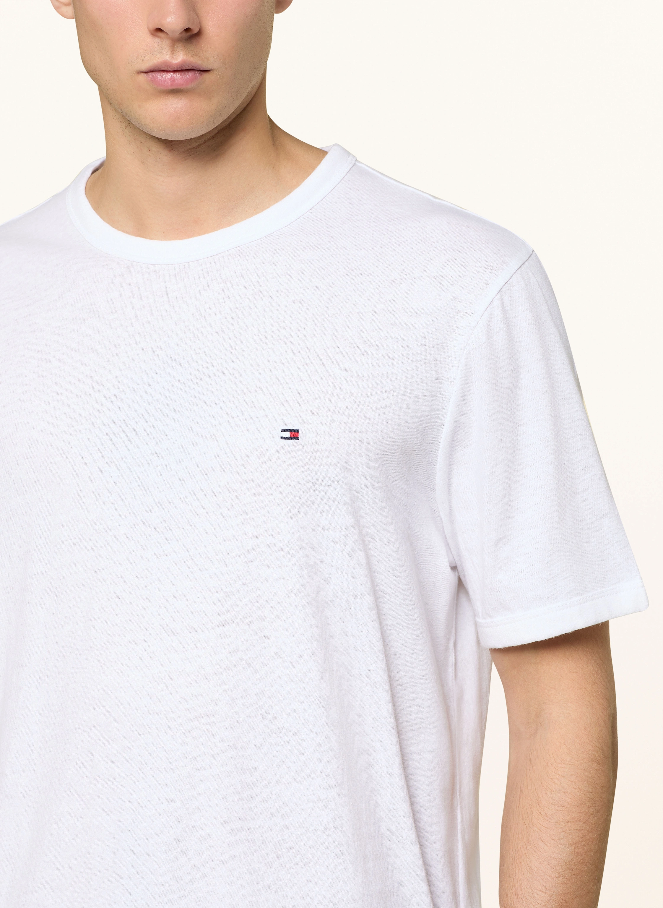 TOMMY HILFIGER T-Shirt mit Leinen