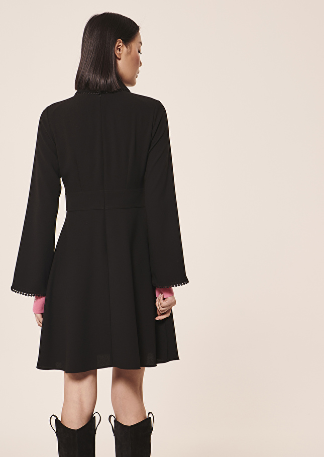 Robe Riellenoire en crêpe
