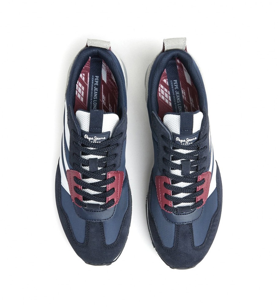Tênis Pepe Jeans Foster Heat M em couro azul marinho