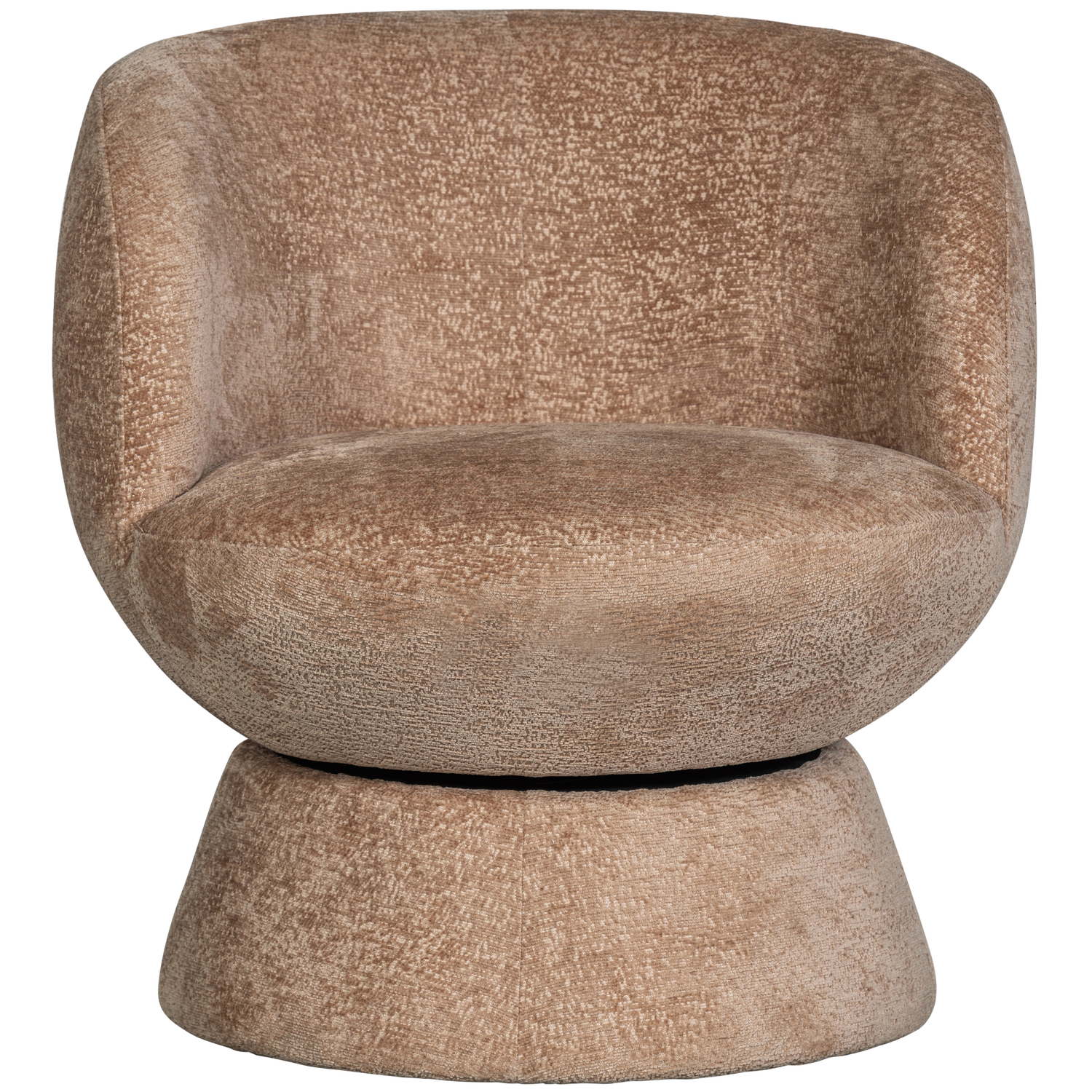 WOOOD Shuffle Draaifauteuil - Polyester - Naturel - 72x73x71