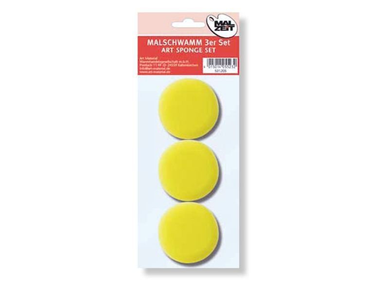3er-Set Malschwämme, Kunststoff