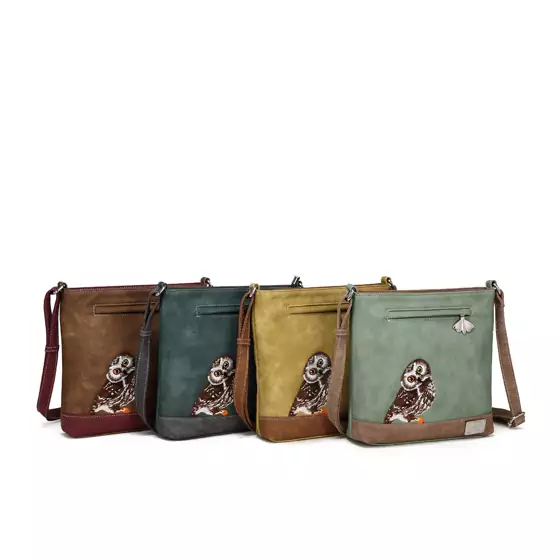 Hi-di-Hi Appetizer Crossbody Bag Yellow/ Cognac