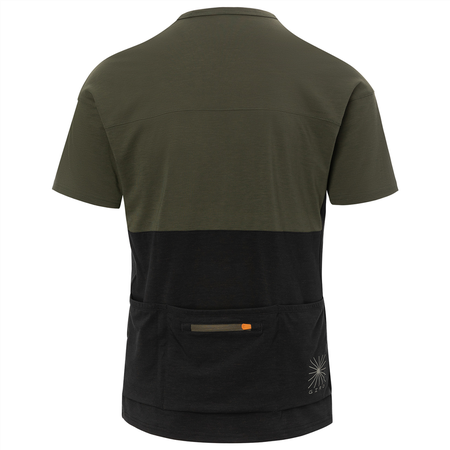 RIDE Herren-Gravel-Kurzarmshirt  trail greenblack  M