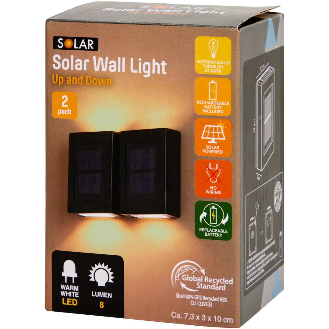 Appliques murales extérieures solaires Solar
