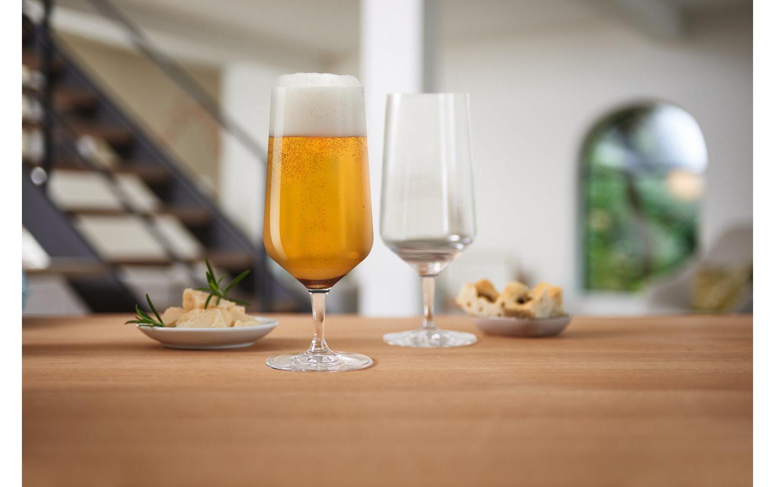Bierglas Puccini 330 ml, 6 Stück, TransparentBiertulpe aus Kristallglas