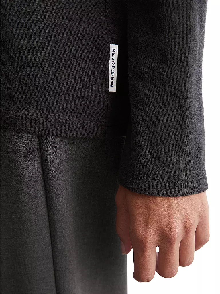MARC O' POLO DENIM Rollkragenshirt  schwarz
