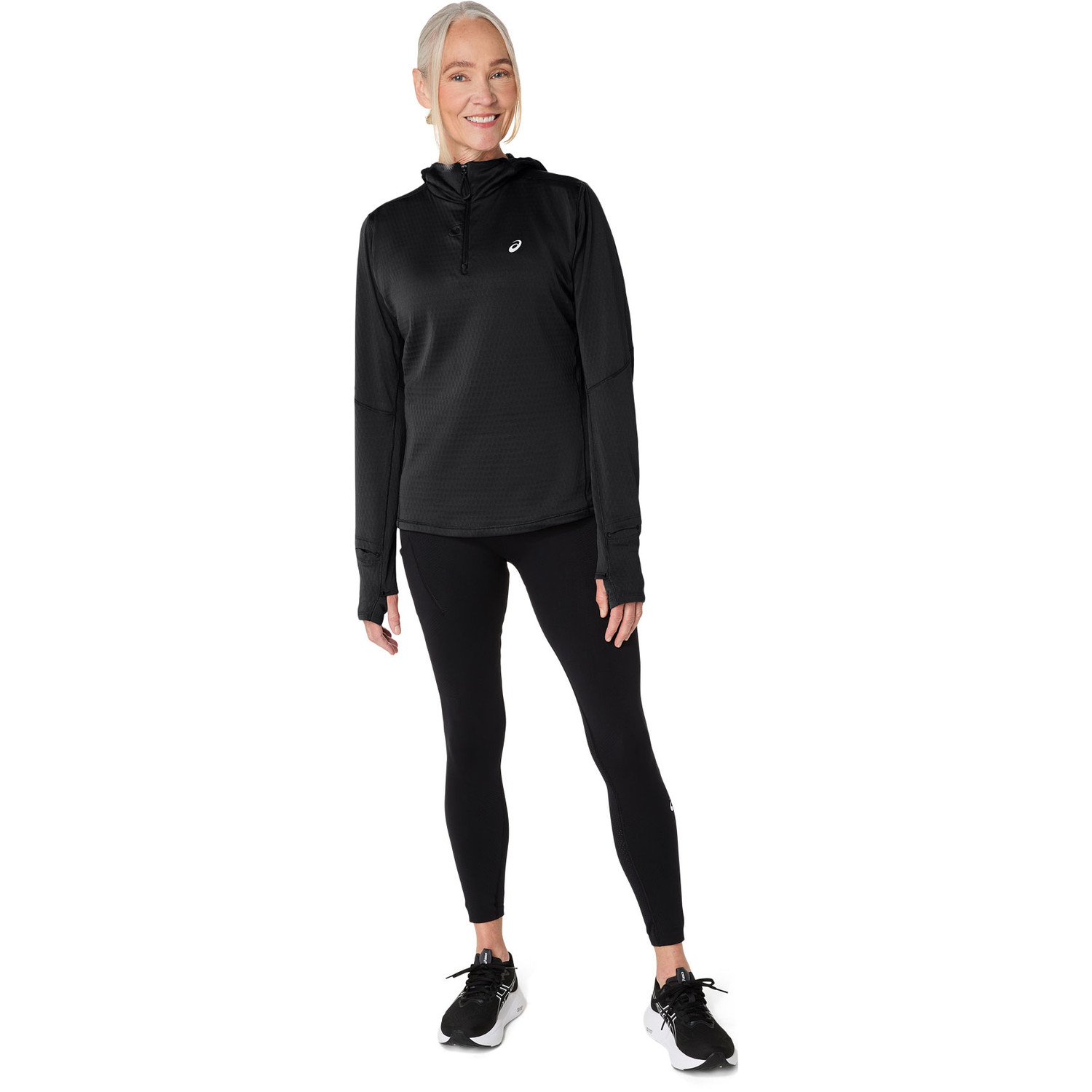 ASICS Road Winter Longsleeve Hoodie Dames