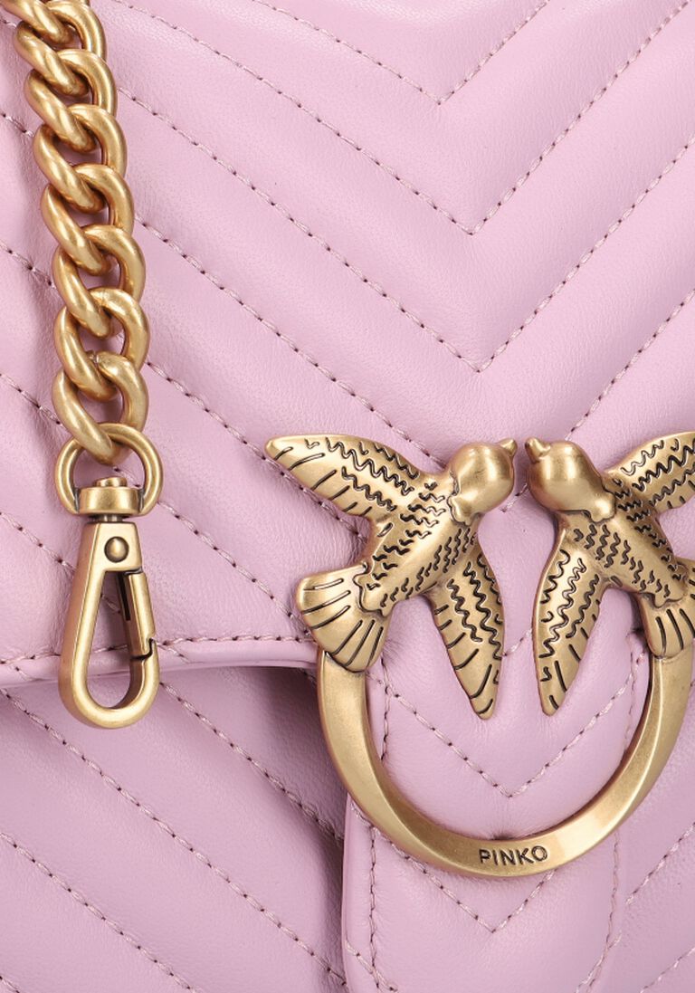 PINKO paarse pinko handtas love lady puff classic cl