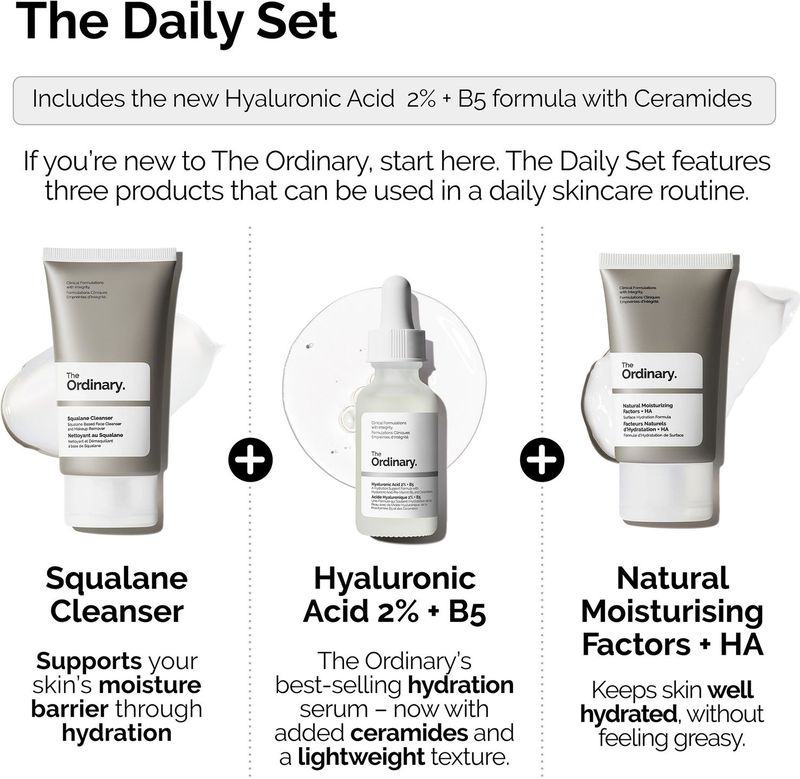 The Ordinary - The Daily Set - 1x50 + 2x30ml