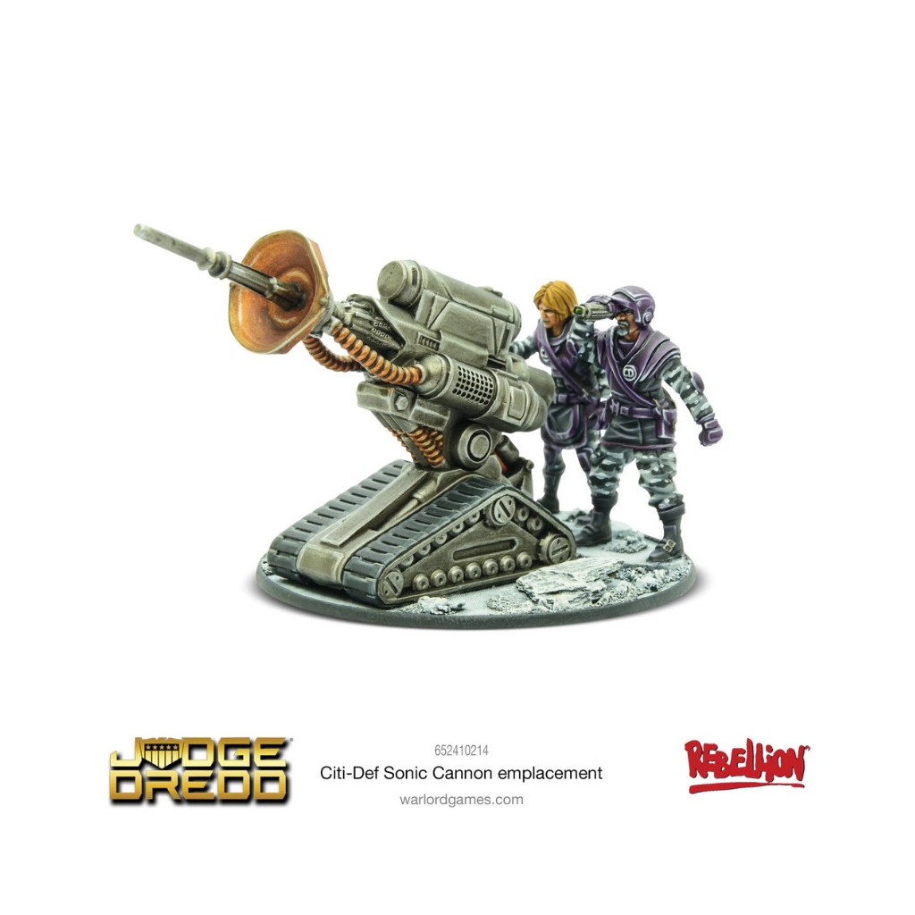 Judge Dredd: Citi-Def Sonic Cannon emplacement