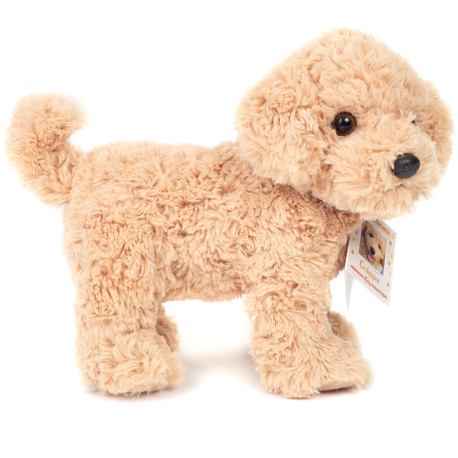 Teddy HERMANN® Cockapoo stehend beige, 23 cm