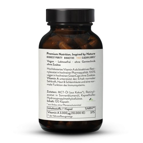 Sunday Natural Products  VITAMIN A 10.000 IE HOCHDOSIERT