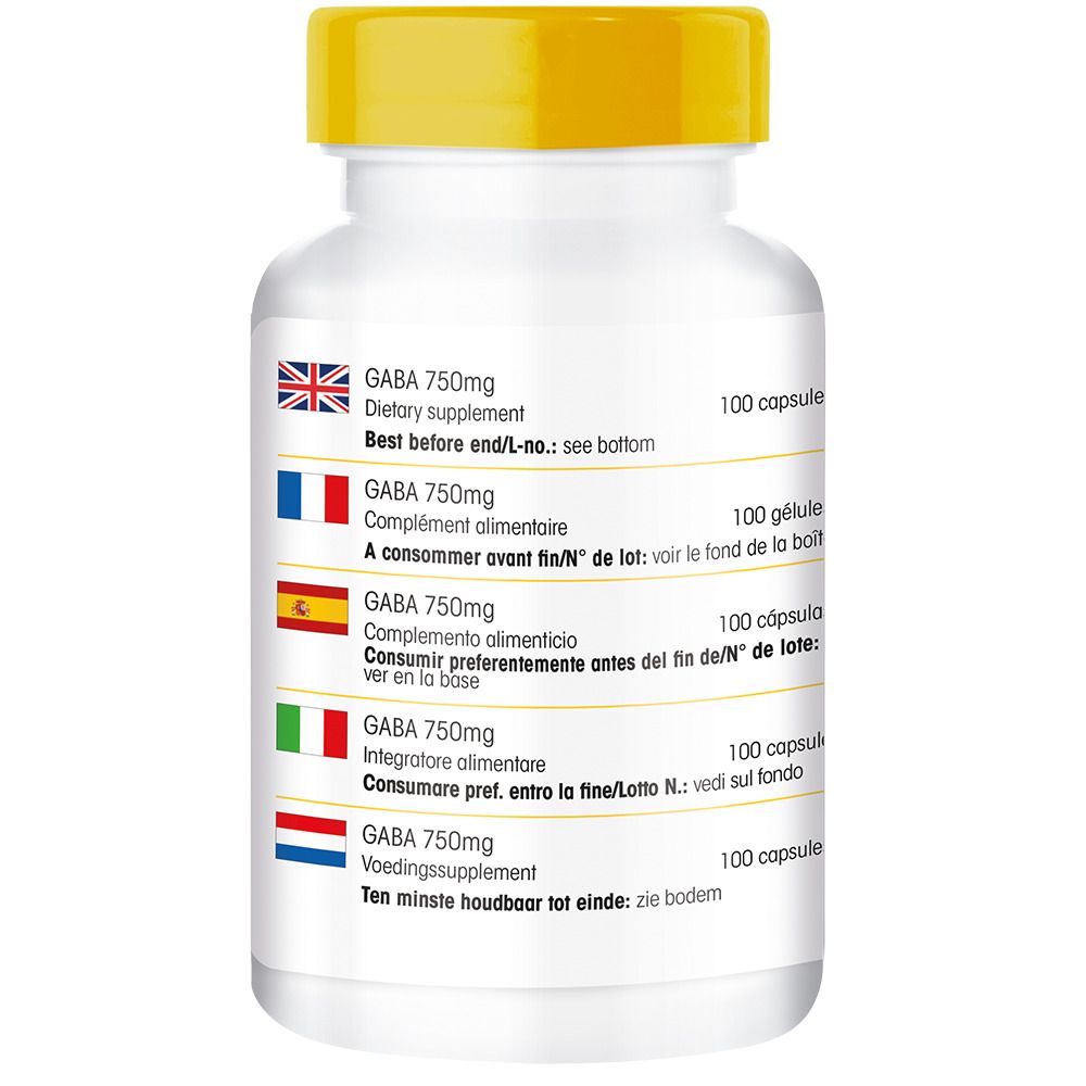 GABA 750mg Gamma-Aminobuttersäure