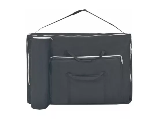 Table de massage pliable noire 221 x 90 x 65 cm 02_0001865