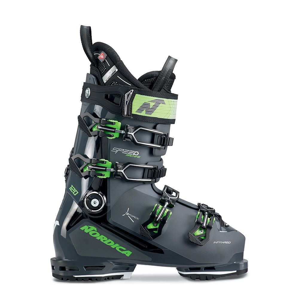Nordica SPEEDMACHINE 3 120 (GW) - Chaussures ski Homme anthracite/noir/vert
