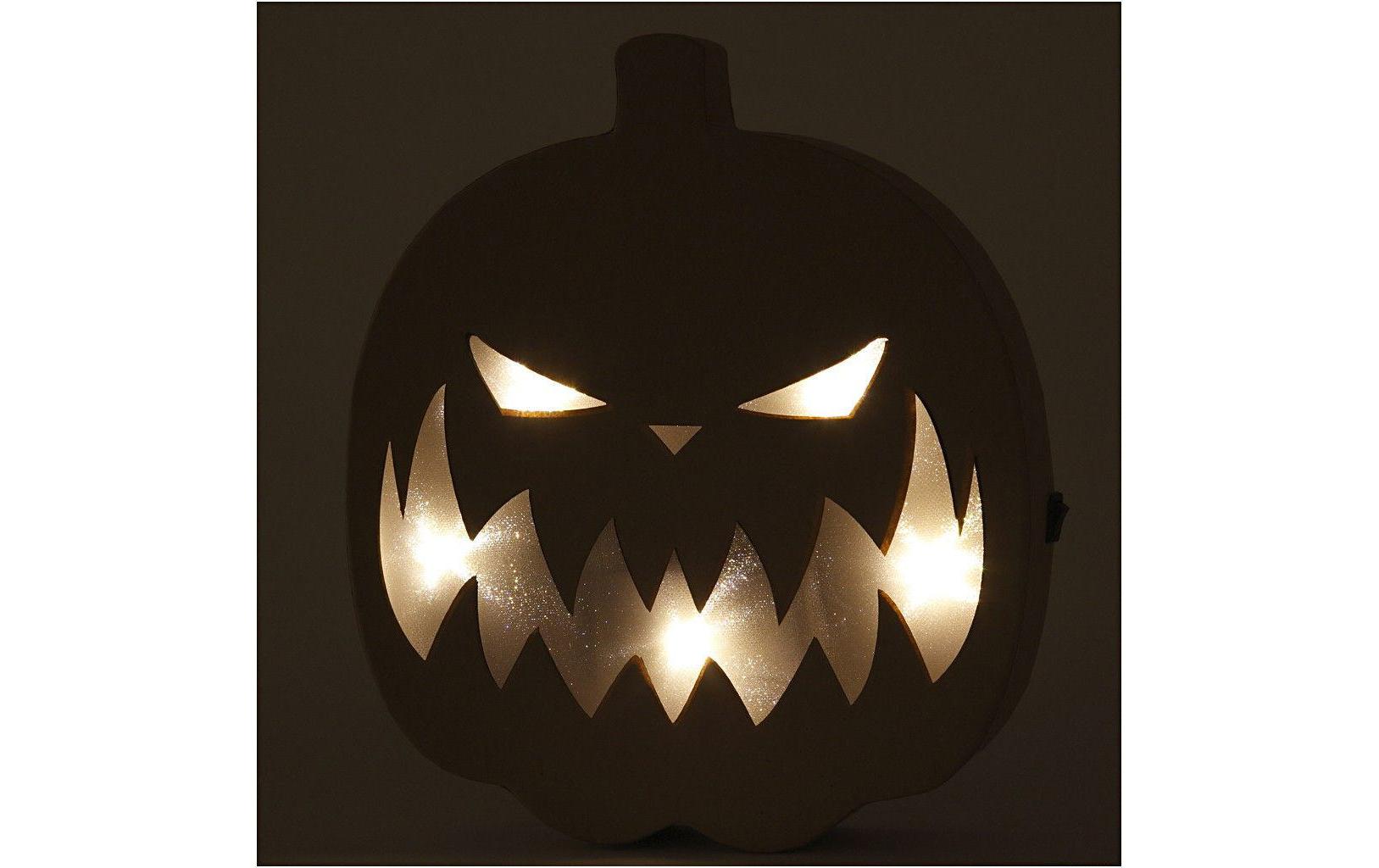 25 x 22 x 4 cm Kürbis mit LichtHappy Halloween mit Creativ Company