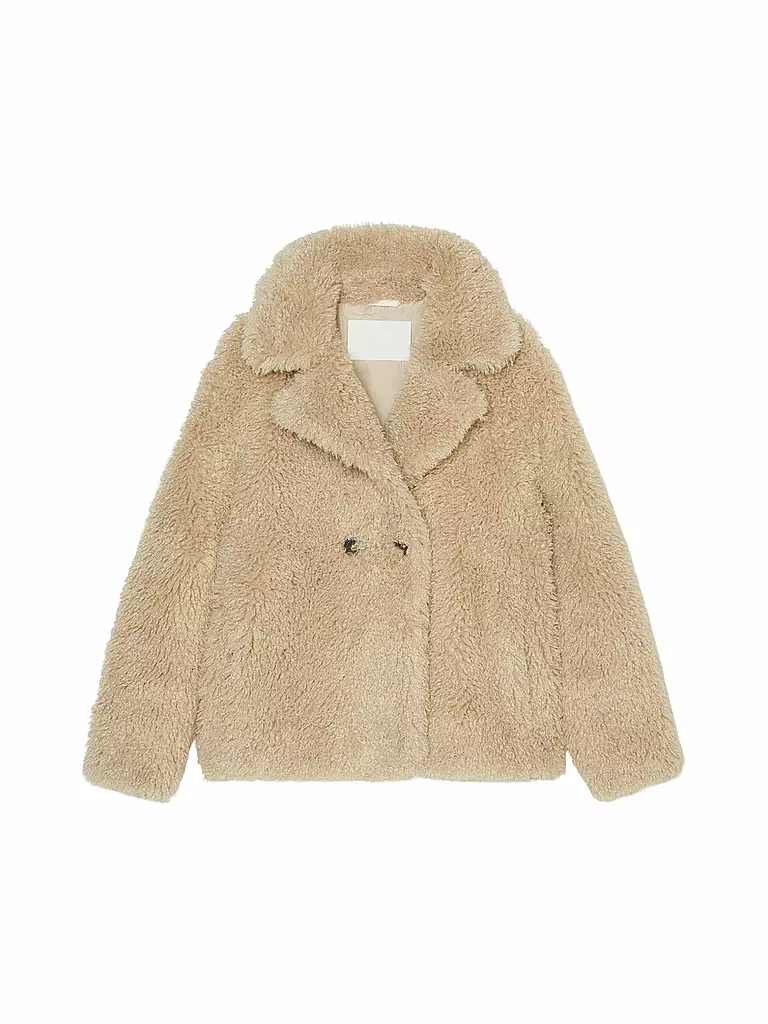MARC O'POLO Jacke in Felloptik camel