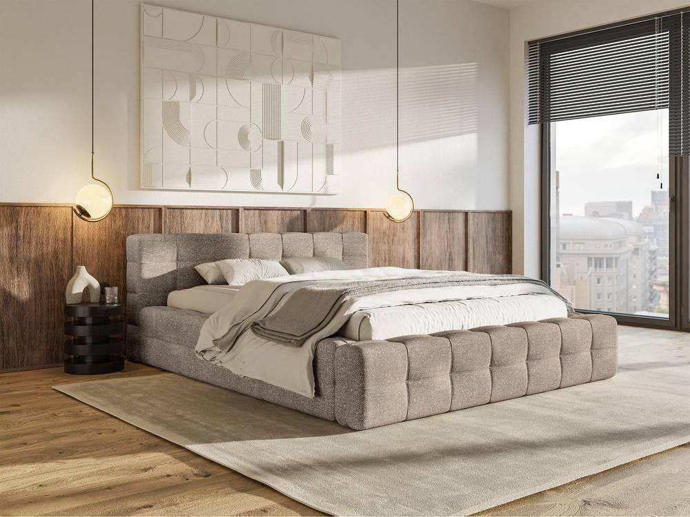 Selsey Design Tilly bedframe chenille met opbergvak 180 x 200 cm