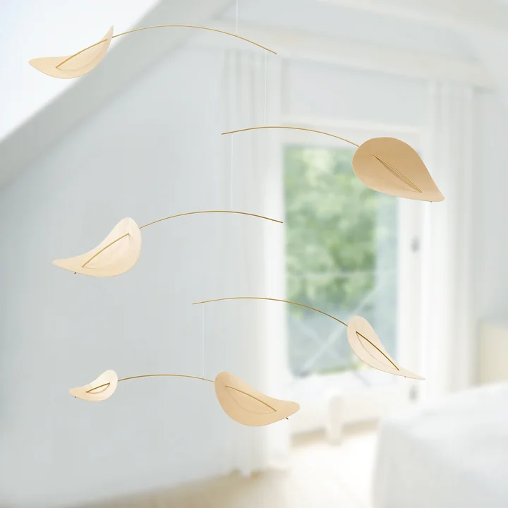 Flensted Mobiles - Drifting Clouds Mobile, schwarz