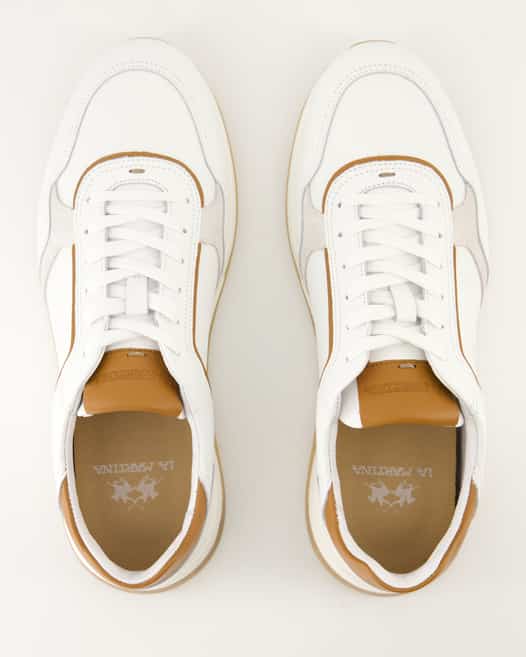 La Martina LFM241.060.3000 Sneaker in Weiß