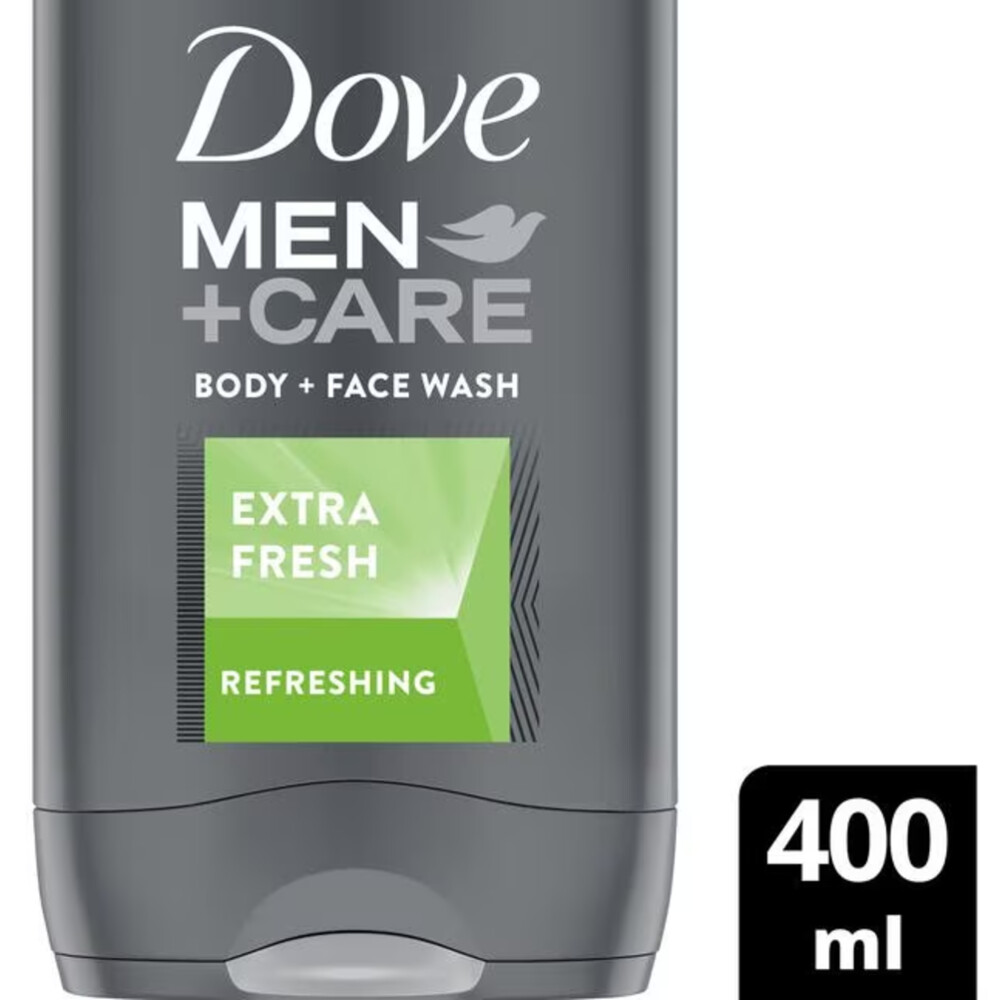 6x Dove Douchegel Men+ Care Extra Fresh400 ml