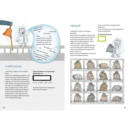 Carlsen Verlag Escape-Buch für Grundschulkinder: Escape Challenge: Flucht vom Geisterschiff