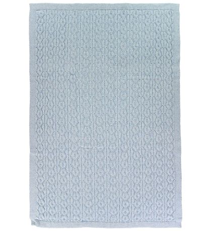 N?rgaard Madsens T?ppe - Strik/Uld - 75x100 - Lyseblå