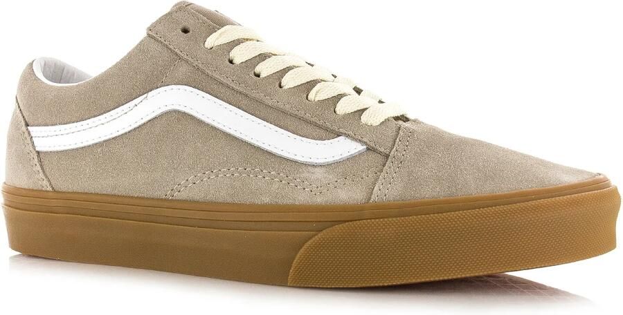 Vans Old Skool Gum Aluminum Suede Unisex