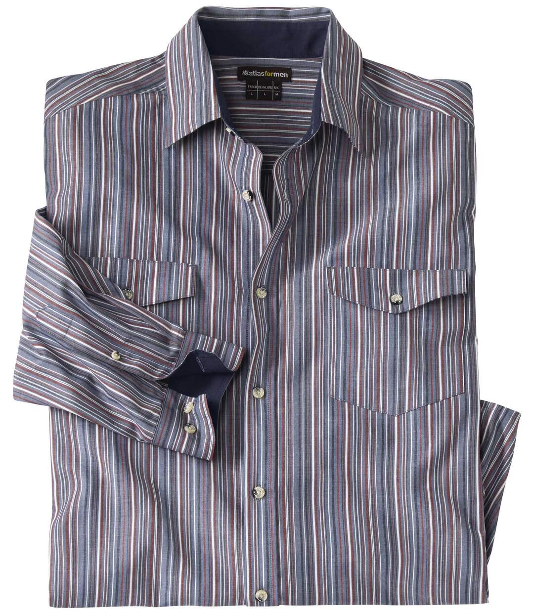 Chemise Popeline Rayée Atlas®