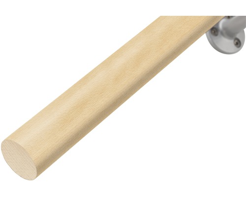 Pertura leuning, ruw beukenhout, L: 1500 mm Ø 40 mm (127)